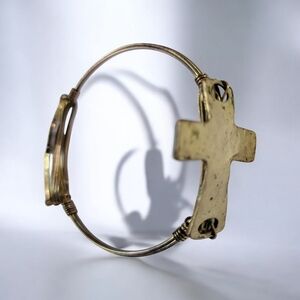 Copper Cross Faith Bracelet